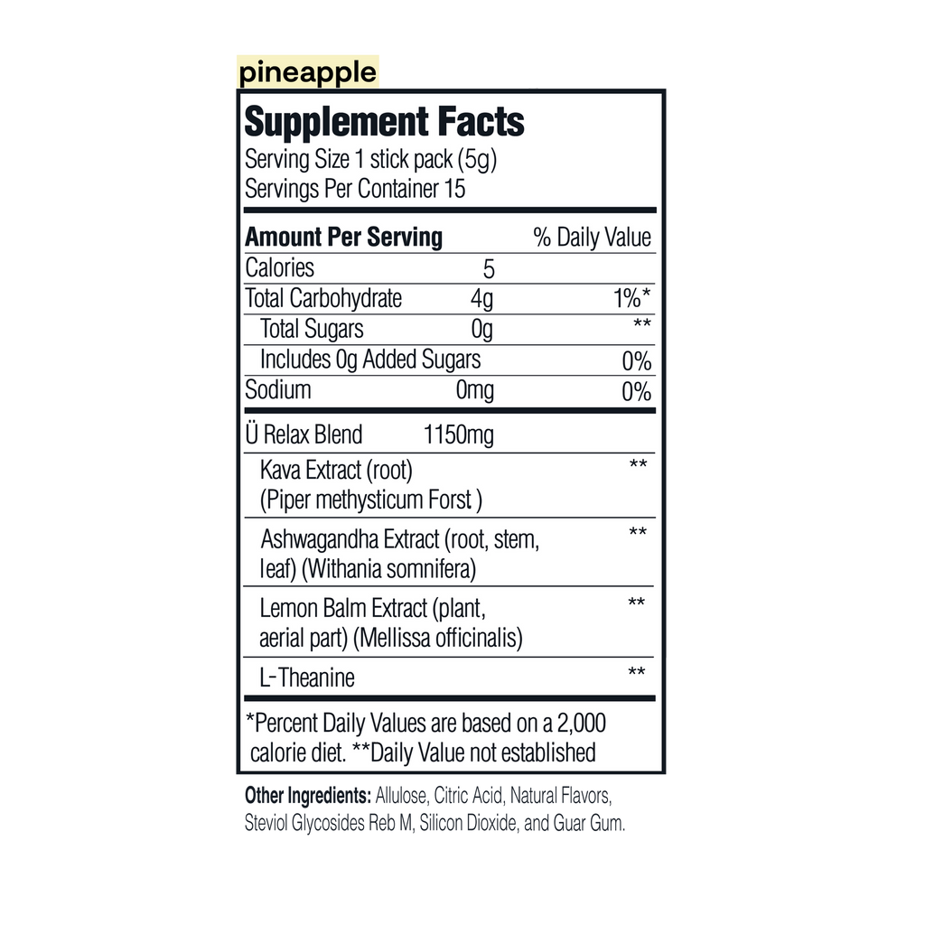 Ü Relax + FREE Shaker Bottle