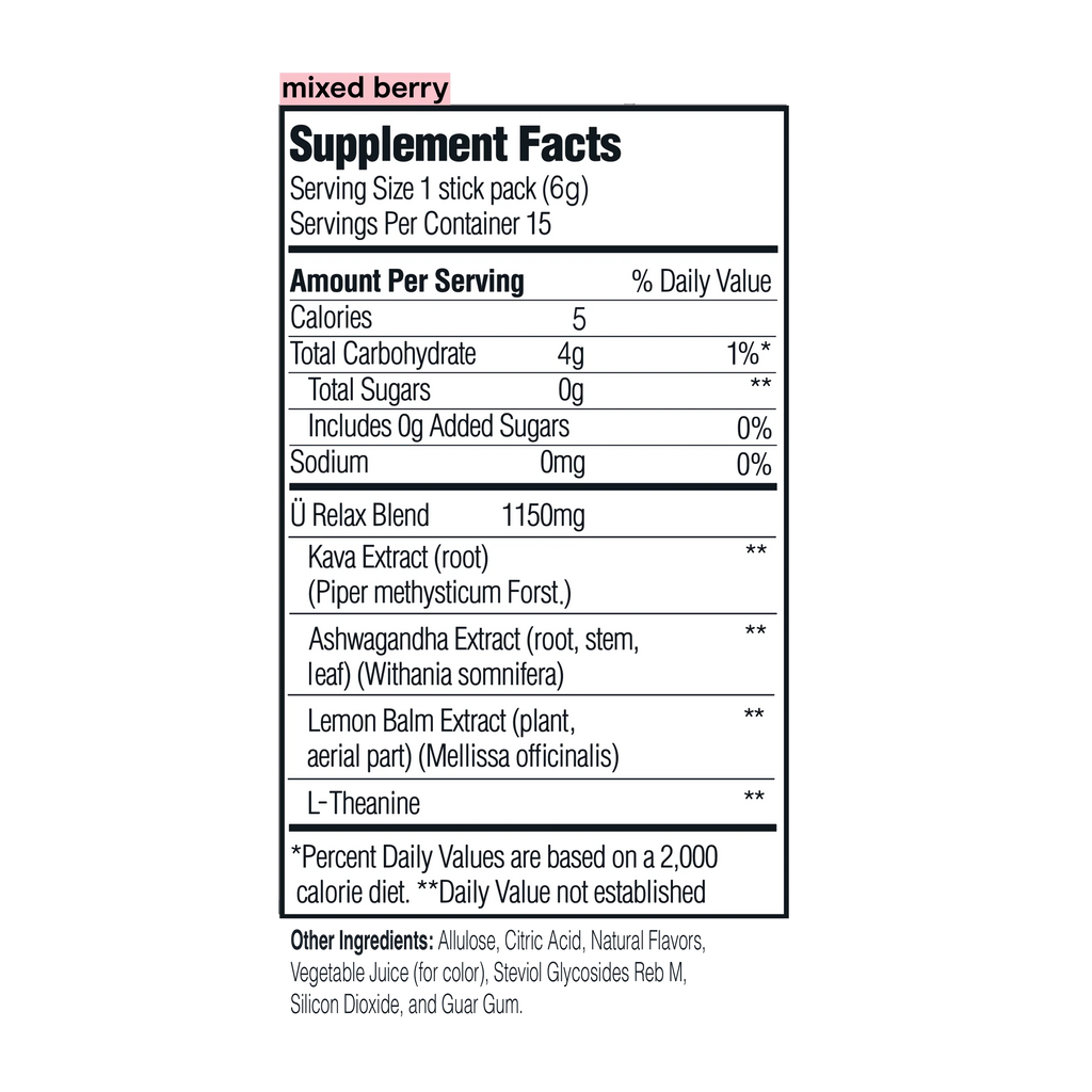 Ü Relax + FREE Shaker Bottle